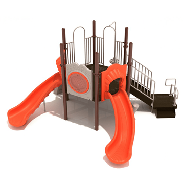 PMF032 - Spinnaker Cove Playground Equipment For Preschools - Ages 2 To 12 Yr - Front