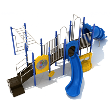 PKP252 - Lake Geneva Metal Playground Equipment - Ages 5 To 12 Yr - Front
