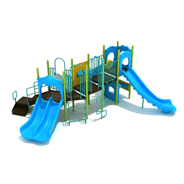 PKP229 -  Henderson Elementary School Play Equipment - Ages 2 To 12 Yr - Front
