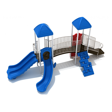 PKP268 - Lake Placid Daycare Outdoor Playground Equipment - Ages 2 To 12 Yr  - Front