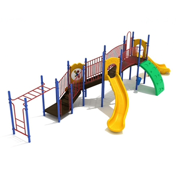 PKP185 - Greensboro Playground Equipment For Elementary School - Ages 5 To 12 Yr - Front