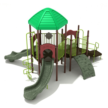 PKP251 - Rockford Commercial Daycare Playground Equipment - Ages 2 To 12 Yr - Front