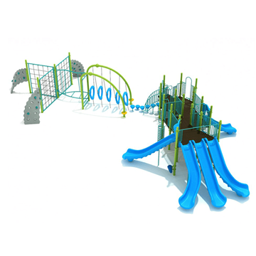 PMF010 - Mount Humphrey Large Commercial Playground Equipment - Ages 5 To 12 Yr - Front