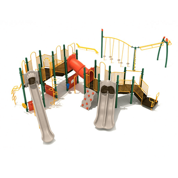 PMF003 - Foraker Playground Equipment For Elementary Schools - Ages 5 To 12 Yr  - Front
