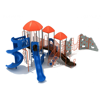 PKP285 - Slidell Big Commercial Park Playground Equipment - Ages 5 To 12 Yr - Front