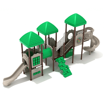 PMF037 - Springmill Meadows Kids Playground Equipment For Schools - Ages 2 To 12 Yr - Front