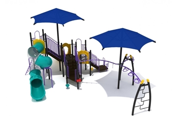PMF046 - Vista Village Children's Play Structures - Ages 5 To 12 Yr - Front