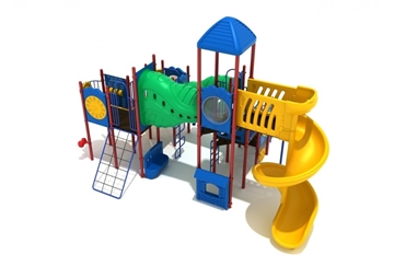 PKP297 - Soda Springs Industrial Playground Equipment For Schools - Ages 5 To 12 Yr - Front