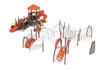 PMF043 - Foxcliff Trace Large Playground Equipment - Ages 5 To 12 Yr - Back