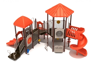 PMF018 -  Pikes Peak Commercial Playground Equipment For Schools - Ages 2 To 12 Yr - Front