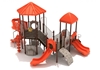 PMF018 -  Pikes Peak Commercial Playground Equipment For Schools - Ages 2 To 12 Yr - Back