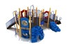PMF020 - San Luis School Yard Play Structures - Ages 2 To 12 Yr  - Back