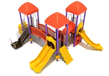 PMF014 - Evans HOA Playground Equipment - Ages 5 To 12 Yr - Front