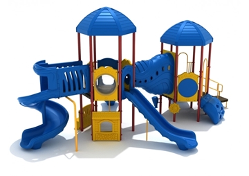 PKP306 - Popcorn Creek School Yard Play Structures - Ages 5 To 12 Yr - Front