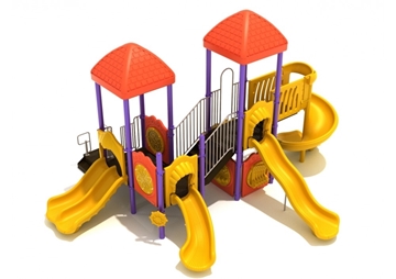 PMF034 -  Valley View Early Childhood Playground Equipment - Ages 2 To 12 Yr - Front
