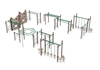 PKP238 - Rotonda Massive Climbing Playground Equipment - Ages 5 To 12 Yr  - Front