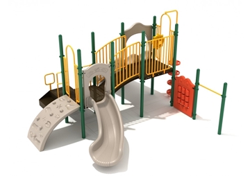 PKP197  - Pontiac Commercial Daycare Playground Equipment - Ages 2 To 12 Yr  - Front