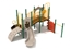 PKP197  - Pontiac Commercial Daycare Playground Equipment - Ages 2 To 12 Yr  - Front