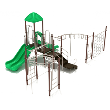 PKP269 - New Glarus Commercial Park Playground Equipment - Ages 5 To 12 Yr - Front