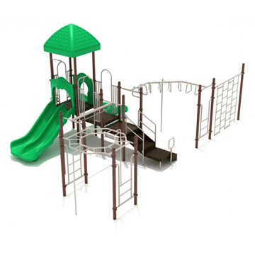 PKP230 - Grosse Pointe Commercial Metal Playground Equipment - Ages 5 To 12 Yr - Front