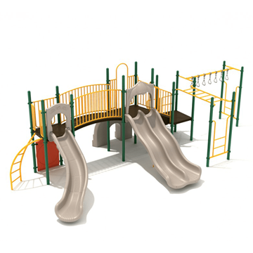 PKP257 - Whitefish Bay Climbing Park Playground Structure - Ages 5 To 12 Yr - Front