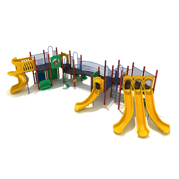 PMF052 - Bakers Ferry Outdoor Commercial Play Structures- Ages 5 To 12 Yr - Front