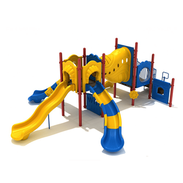 PMF070 - Berkshires Playground Equipment For Elementary Schools - Ages 2 To 12 Yr - Front