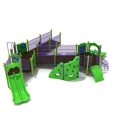 PFA010 - Butler Overlook Fully Accessible Commercial Children's Play Equipment - Ages 2 To 12 Yr - Front