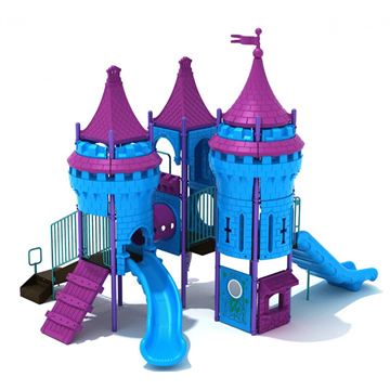 PCT032 - Cold Harbour Commons Castle Commercial Grade Playground Equipment - Ages 2 To 12 Yr - Front