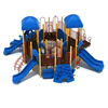 PMF061 - French Quarter Public Park Playground Equipment - Ages 5 To 12 Yr - Side
