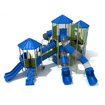 PMF055 - Kings Gate Ultimate Commercial-Grade Playground Structure - Ages 5 To 12 Yr  - Front