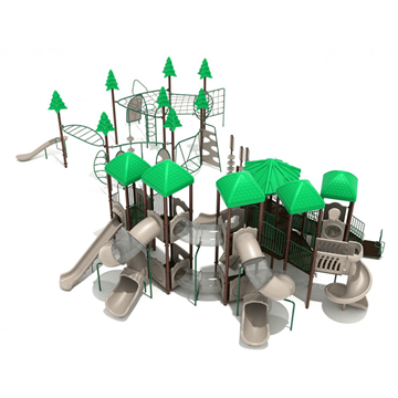 PMF059 - Legend Hollow Large Playground Equipment - Ages 5 To 12 Yr  - Front