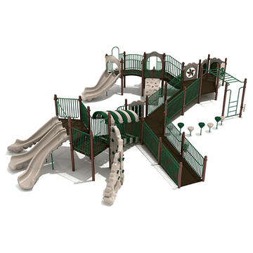 PFA016 - Noble Notch Fully Accessible Commercial Grade Playground Equipment - Ages 5 To 12 Yr - Front