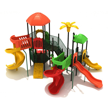 PKP288 - Point Clear Large HOA Playground Equipment - Ages 2 To 12 Yr - Front