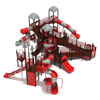 PMF062 - Rosedale Park Structures Playground Equipment - Ages 5 To 12 Yr - Side