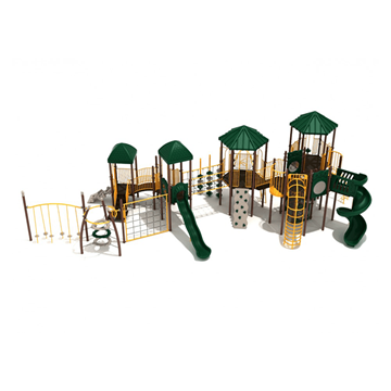 PMF053 - Saddlebrook Farms Large Commercial Playground Equipment - Ages 5 To 12 Yr - Front