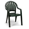 Pacific Fan Back Plastic Resin Stacking Armchair
