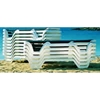 Marina Plastic Resin Sling Stack-able Chaise Lounge