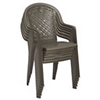 Savannah Plastic Resin Stacking Armchair
