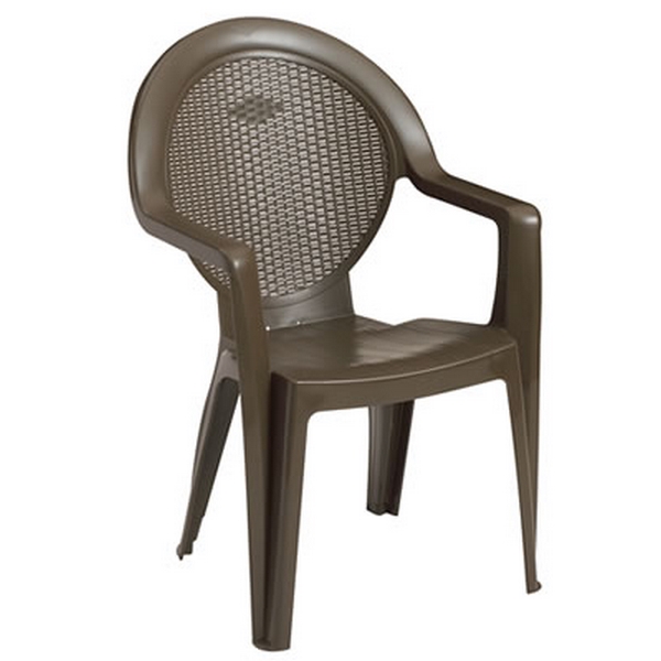 plastic high back outdoor chairs