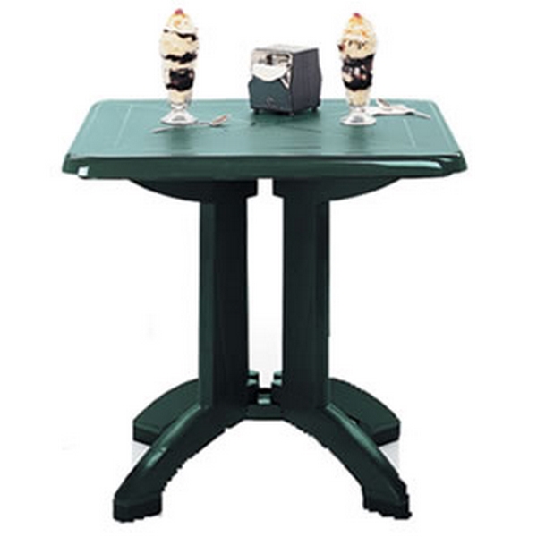 Picture of Vega 32 In. Square Folding Table Plastic Resin, Case Pack of 12