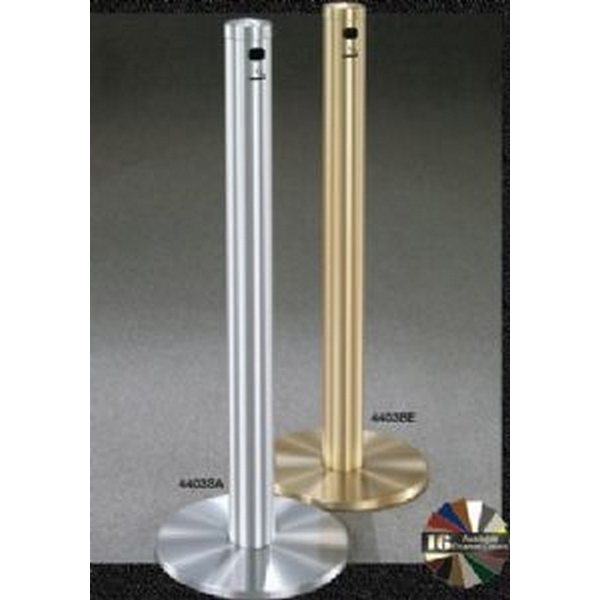 Smokers Outpost Aluminum 42 In. Floor Standing Outdoor Cigarette Ashtray