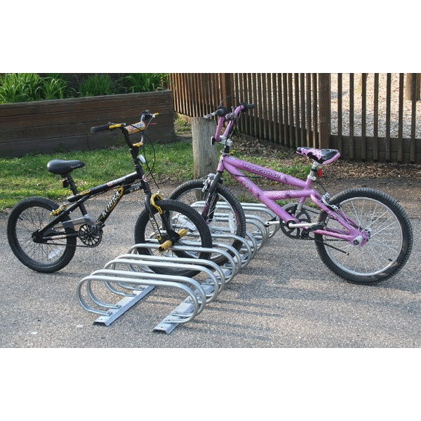 6 Space Low Profile Bike Rack – Picnic Furniture | Picnic Furniture ...