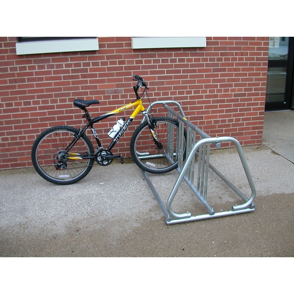 Picture of 28 Space "A" Style Steel Bike Rack, Portable - 16 Ft.