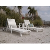 Polywood Captain Recycled Plastic Chaise Lounge with Arms