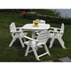 Picture of Polywood Nautical Lowback Folding Chair Recycled Plastic