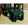 Polywood Adirondack Glider Ottoman Recycled Plastic