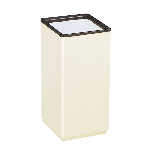 Picture of Outdoor cigarette ashtray units can be used indoors and outdoors for cigarette collection. Sand Urn Square 10 In. Fiberglass, Portable