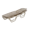 St. Maarten Cross Weave Vinyl Strap Chaise Lounge, Aluminum Frame
