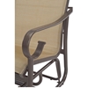 Tradewinds Sling Chaise Lounge with Arms, Fabric Sling with Aluminum Frame